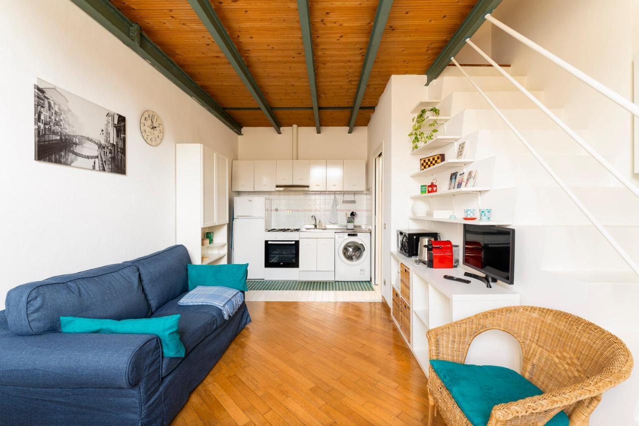 Ferienwohnung Loft Navigli Porta Genova Mailand Exterior foto
